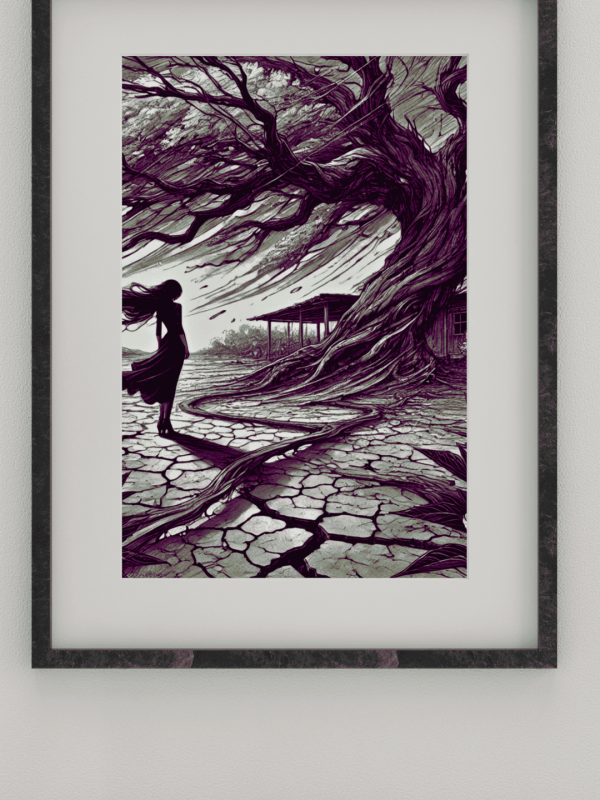 Le Vent et la Terre Craquelée